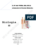 BIOLOGIA 3° AÑO TM - TT