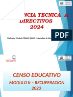 CAPACITACION - Censo Educativo 2023 - Resultado