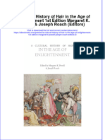 Ebook A Cultural History of Hair in The Age of Enlightenment 1St Edition Margaret K Powell Joseph Roach Editors 2 Online PDF All Chapter