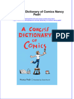 Ebook A Concise Dictionary of Comics Nancy Pedri Online PDF All Chapter