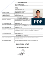 Curriculum Vitae. Israel Avila Santiago