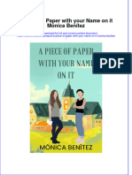 A Piece of Paper With Your Name On It Monica Benitez Online Ebook Texxtbook Full Chapter PDF