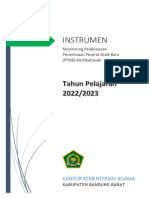 Instrumen Monitoring PPDB TP 2022-2023