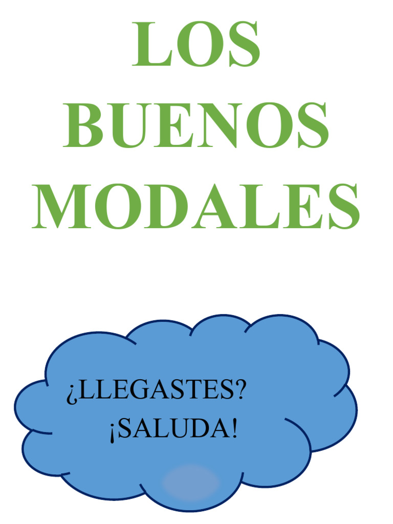 Los Buenos Modales | PDF