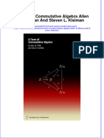 Ebook A Term of Commutative Algebra Allen B Altman and Steven L Kleiman Online PDF All Chapter