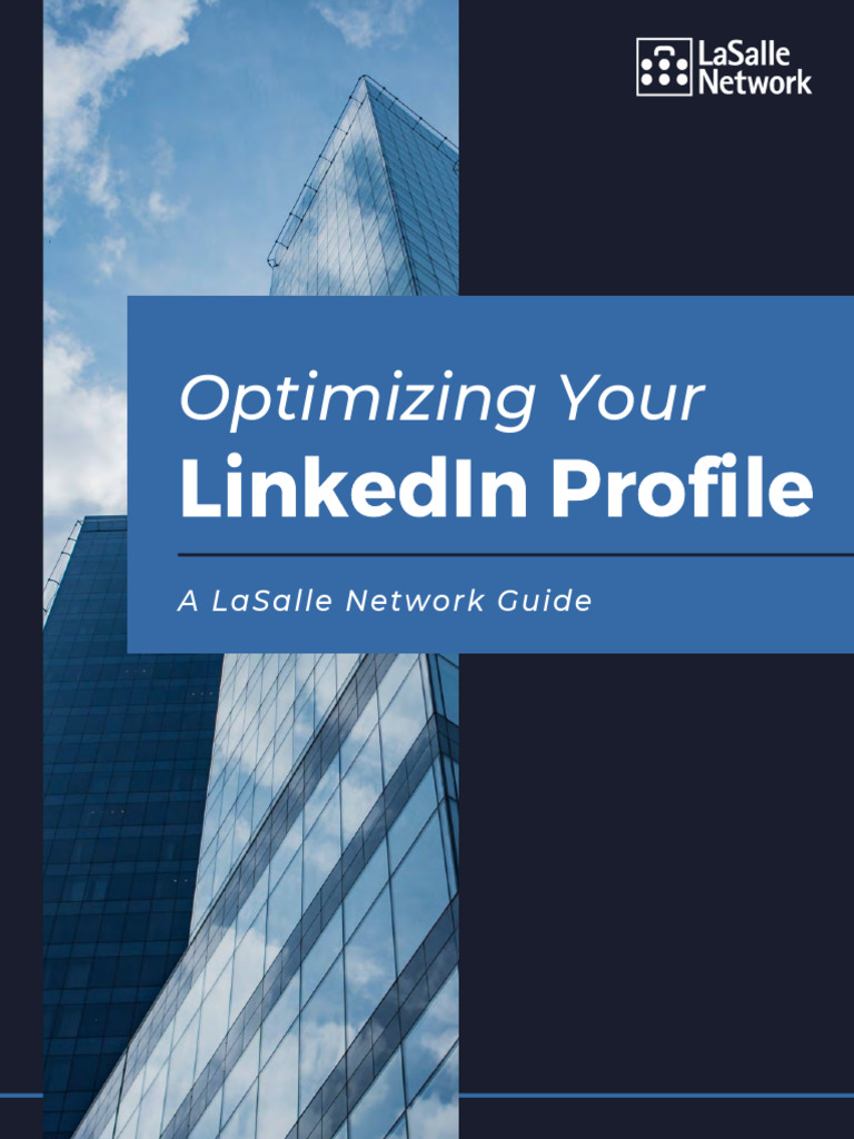Optimize Your Linkedin Profile 2 Pdf Linked In Recruitment
