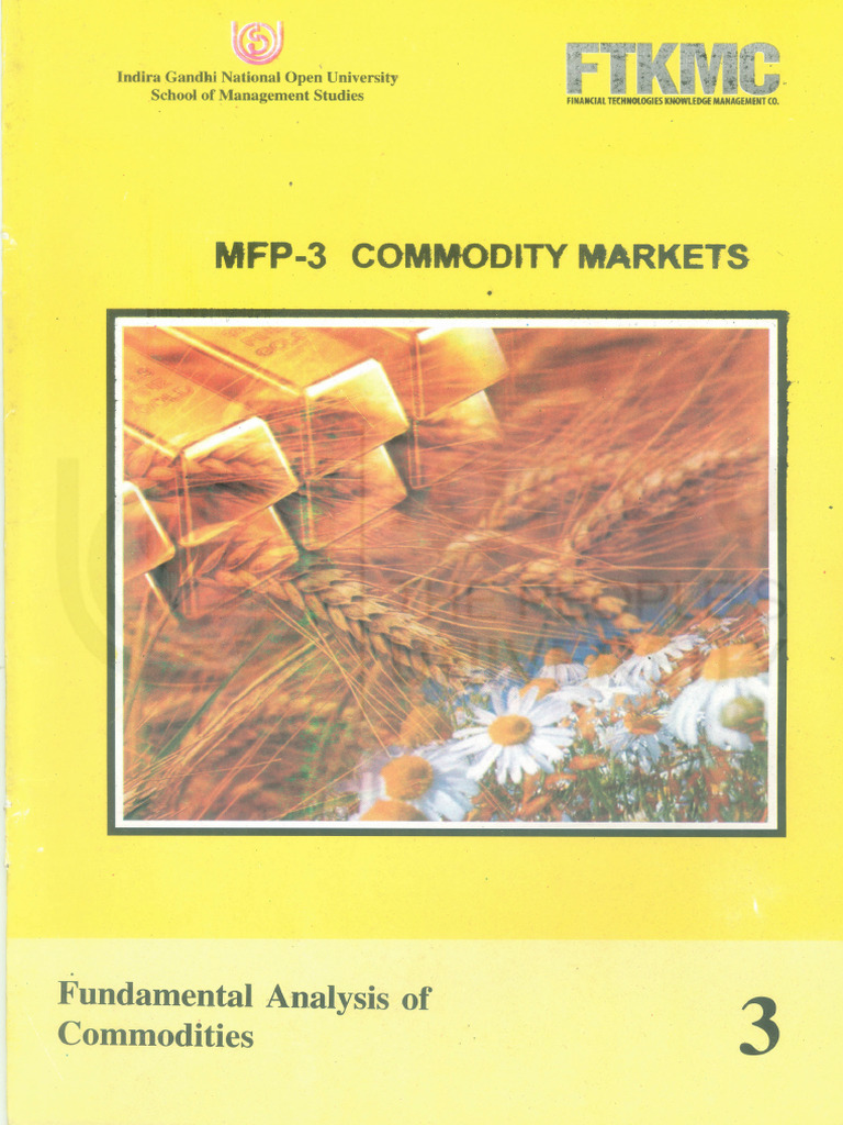 Block 3 Fundamental Analysis Of Commodities Download Free Pdf