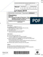 June 2019 (IAL) QP - Unit 4 Edexcel Chemistry A-Level