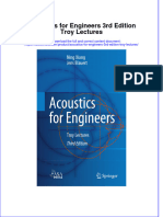 Download ebook Acoustics For Engineers 3Rd Edition Troy Lectures online pdf all chapter docx epub 