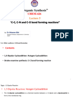 L-5 C - C and C-N Bond Forming Reactions