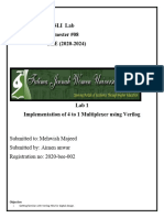 Verilog Code For 2 - 1 Multiplexer (MUX) - All Modeling Styles | PDF ...