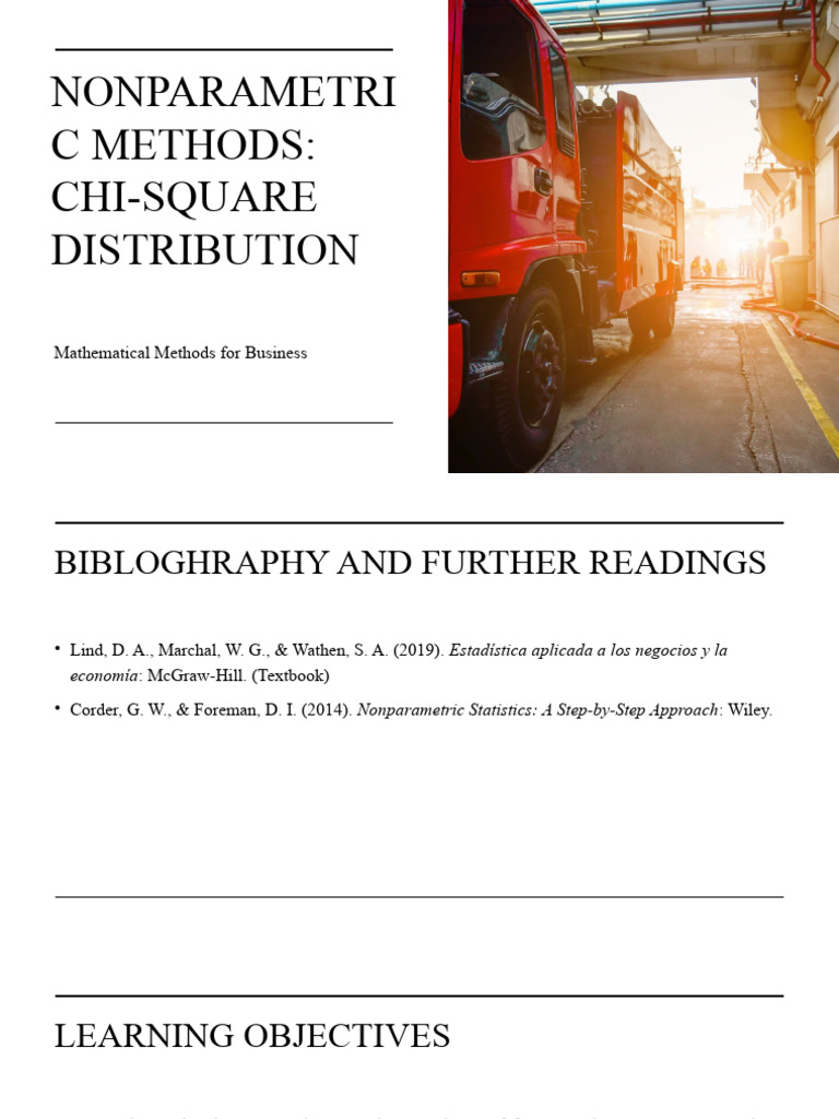 Chi-Square Nonparametric Methods Guide | PDF | Chi Squared Test ...