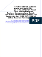 Download ebook Advances In Human Factors Business Management And Leadership Proceedings Of The Ahfe 2021 Virtual Conferences On Human Factors Business Management And Society And Human Factors In Management And online pdf all chapter docx epub 