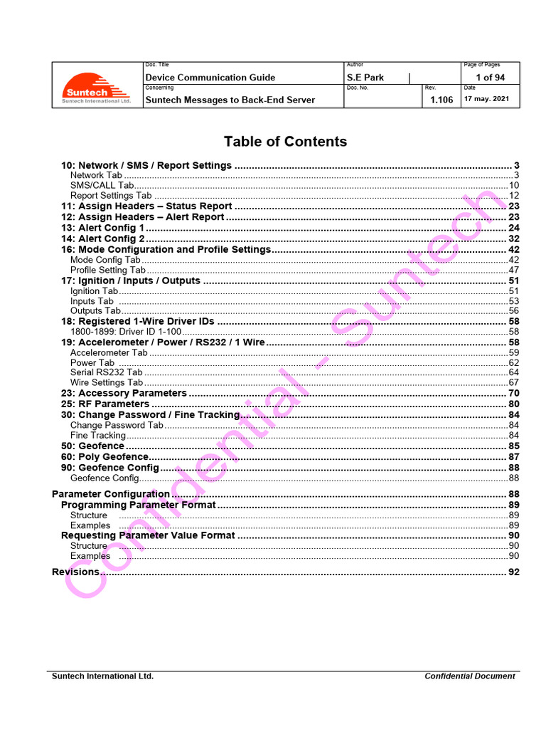 Universal Parameters 1.106 | PDF | Computer Network | Transmission ...