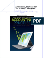 Download Accounting Principles 9Th Canadian Edition Vol 1 Jerry J Weygandt online ebook  texxtbook full chapter pdf 