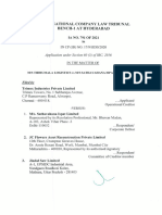 Trimex Industries Private Limited v. Sathavahana Ispat Private Limited (NCLT Hyderabad, 2022) (1)