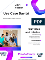 Use Case Savitri 