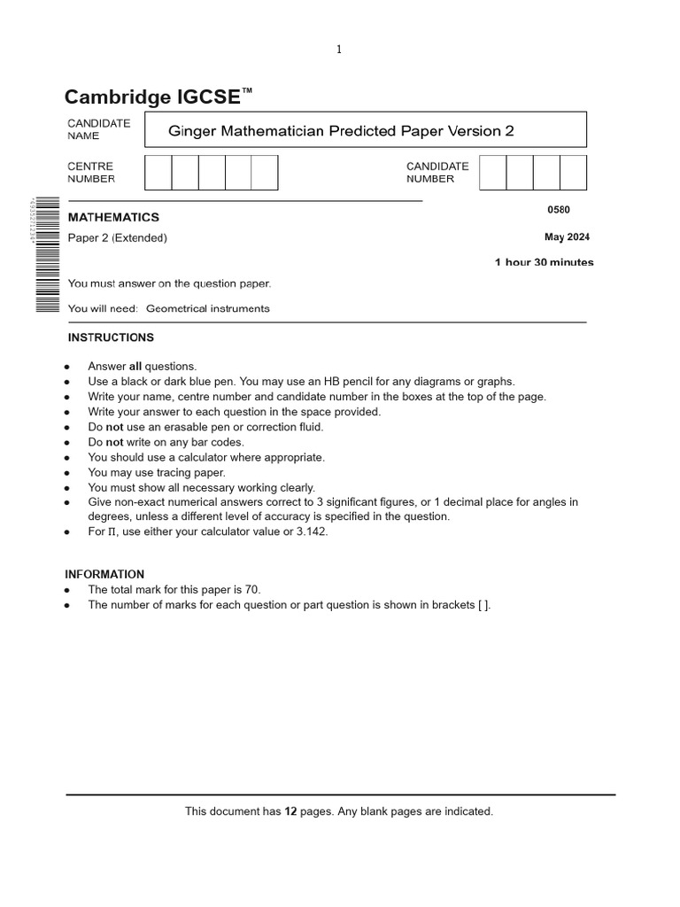 Predicted Paper 2 and 4 Version 2 and Solutions | PDF | Sphere | Area