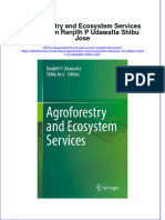 Download ebook Agroforestry And Ecosystem Services 1St Edition Ranjith P Udawatta Shibu Jose online pdf all chapter docx epub 