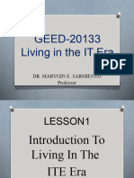 Lesson1.Introduction To Living in The IT Era