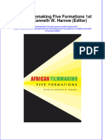 Download African Filmmaking Five Formations 1St Edition Kenneth W Harrow Editor online ebook  texxtbook full chapter pdf 