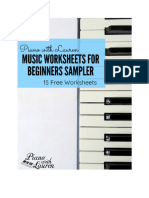 Lauren Lewandowski - Music Worksheets For Beginners Sampler