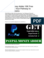 PayPal Money Adder 10K Free Generator 2024