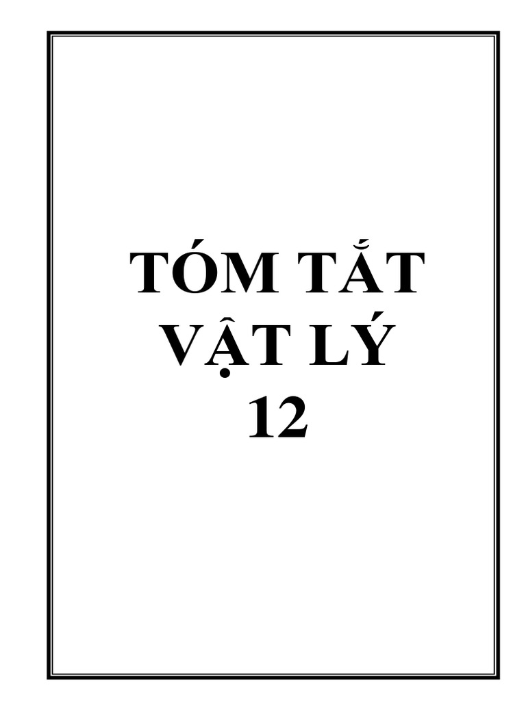 Tom Tat V T Ly 12 Pdf