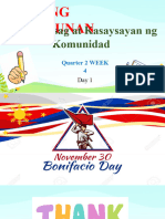 Mga Sagisag at Kasaysayan NG Komunidad: Araling Panlipunan
