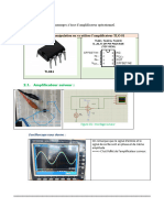 Education de Quelques Montages À Base D'amplificateur Opérationnel