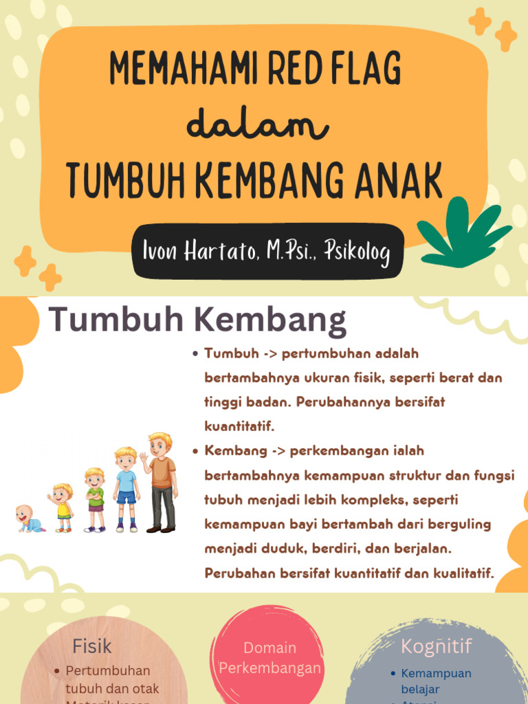 Red Flag Tumbuh Kembang Anak Pdf