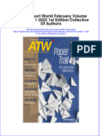 Air Transport World February Volume 59 Number 1 2022 1St Edition Collective of Authors Online Ebook Texxtbook Full Chapter PDF