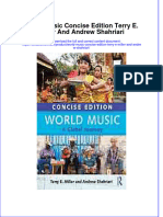 (Download PDF) World Music Concise Edition Terry E Miller and Andrew Shahriari Online Ebook All Chapter PDF