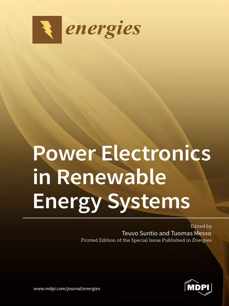 Power Electronics in Renewable Energy | PDF | Power Inverter ...