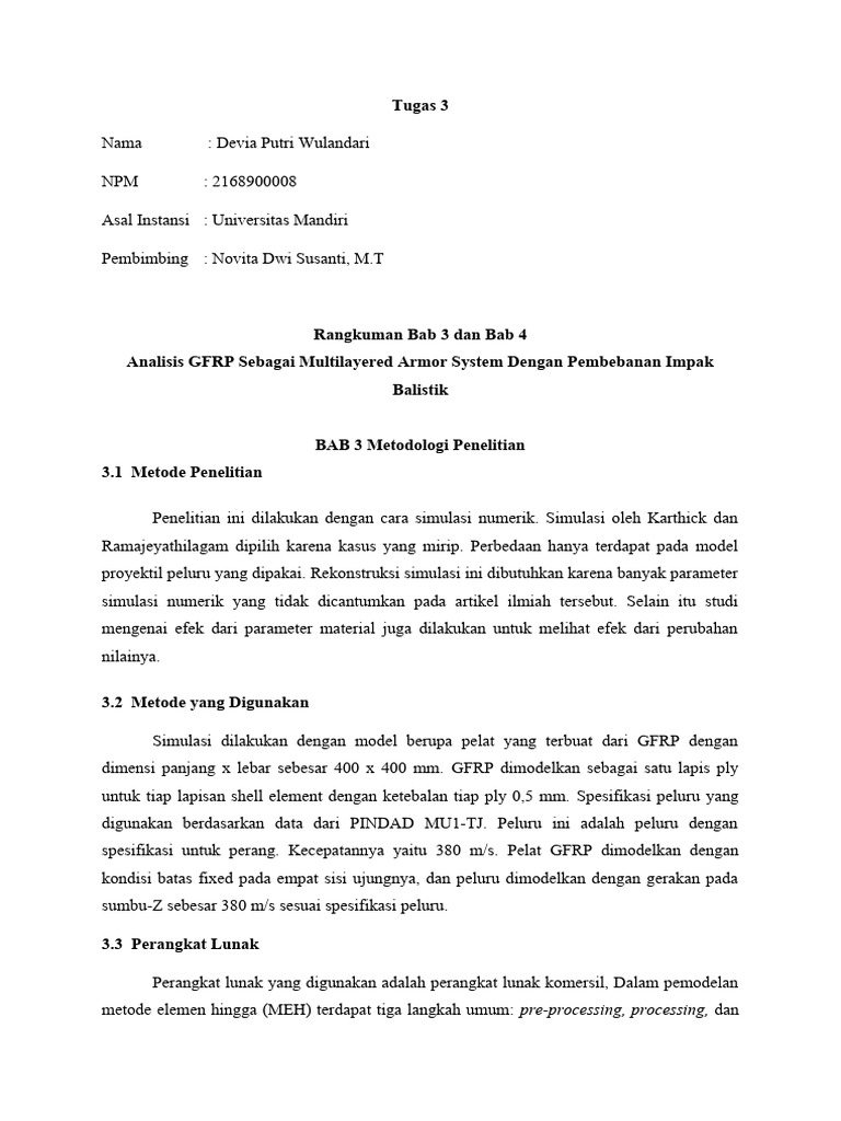 Tugas 3, Rangkuman BAB 3 Dan BAB 4 | PDF | Metode & Bahan Ajar | Sains ...