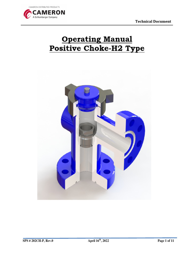 POSITIVECHOKEMANUAL | PDF | Valve | Corrosion