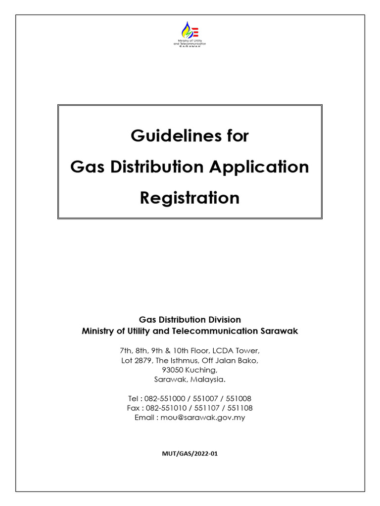 Gas Distribution Application Guidelines | PDF | Natural Gas | Liquefied ...