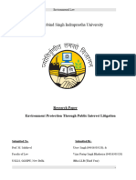Environmental Law Research Paper (Utsav and Vijay)