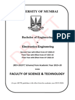 Final - B.E - Electronics - Combine - Sem VII & VIII - Syllabus - DRAFT