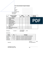 Instrumen Telaah Administrasi Perangkat Pembelajaran