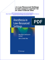 Download ebook Anesthesia In Low Resourced Settings Near Misses And Lessons Learned 1St Edition John G Brock Utne 2 online pdf all chapter docx epub 