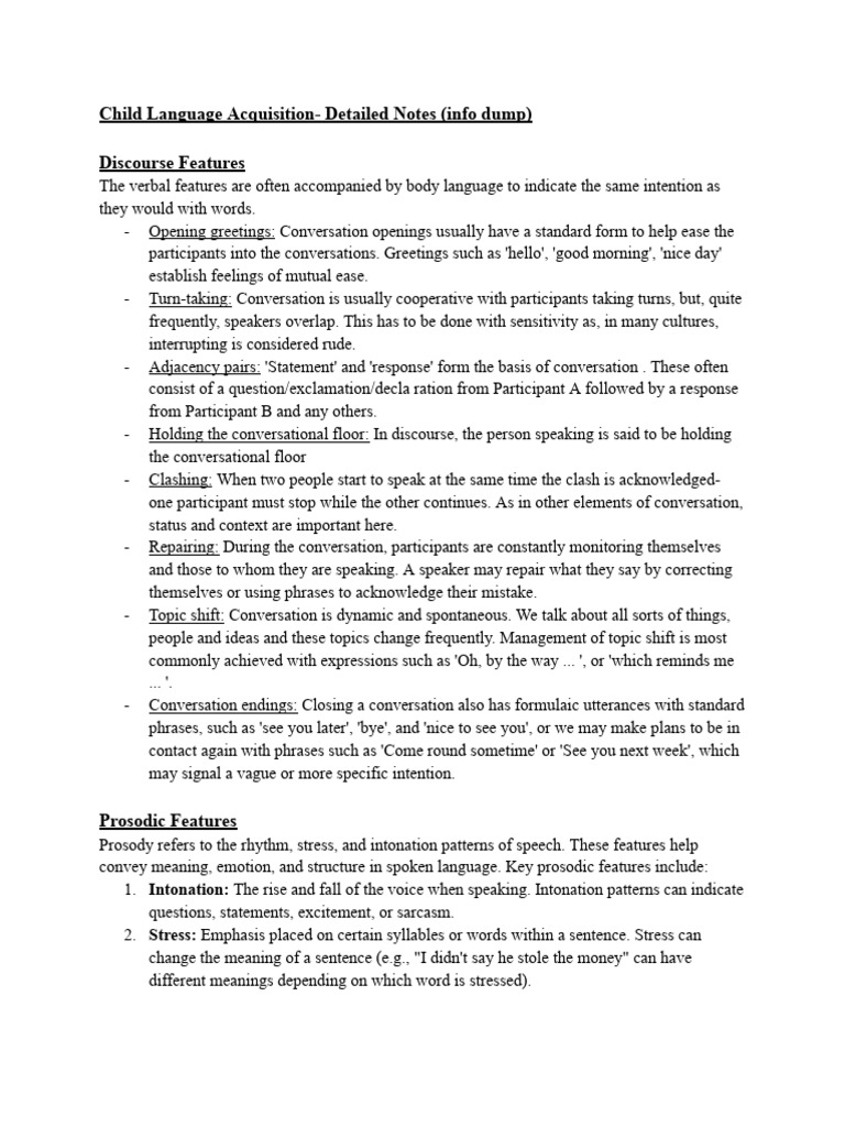 Child Language Acquisition Insights | PDF | Linguistics | Human ...