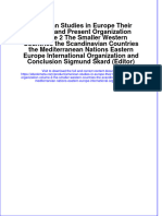 Download American Studies In Europe Their History And Present Organization Volume 2 The Smaller Western Countries The Scandinavian Countries The Mediterranean Nations Eastern Europe International Organization online ebook  texxtbook full chapter pdf 