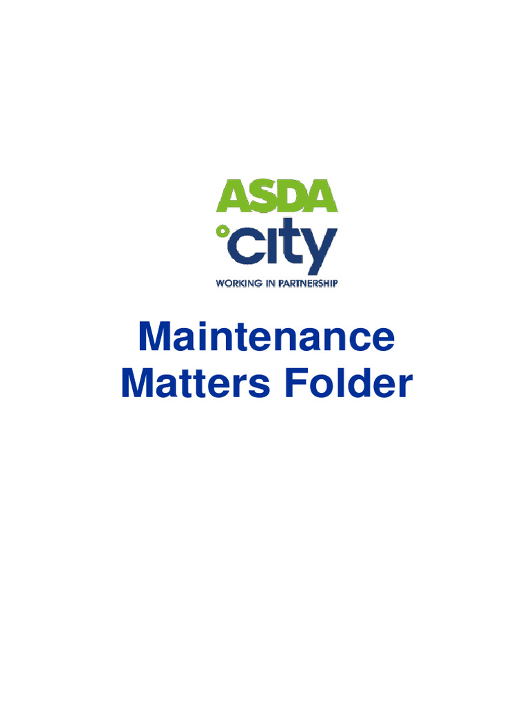 Maintenance Matters Folder V1 May 2024 | PDF | Door | Lighting