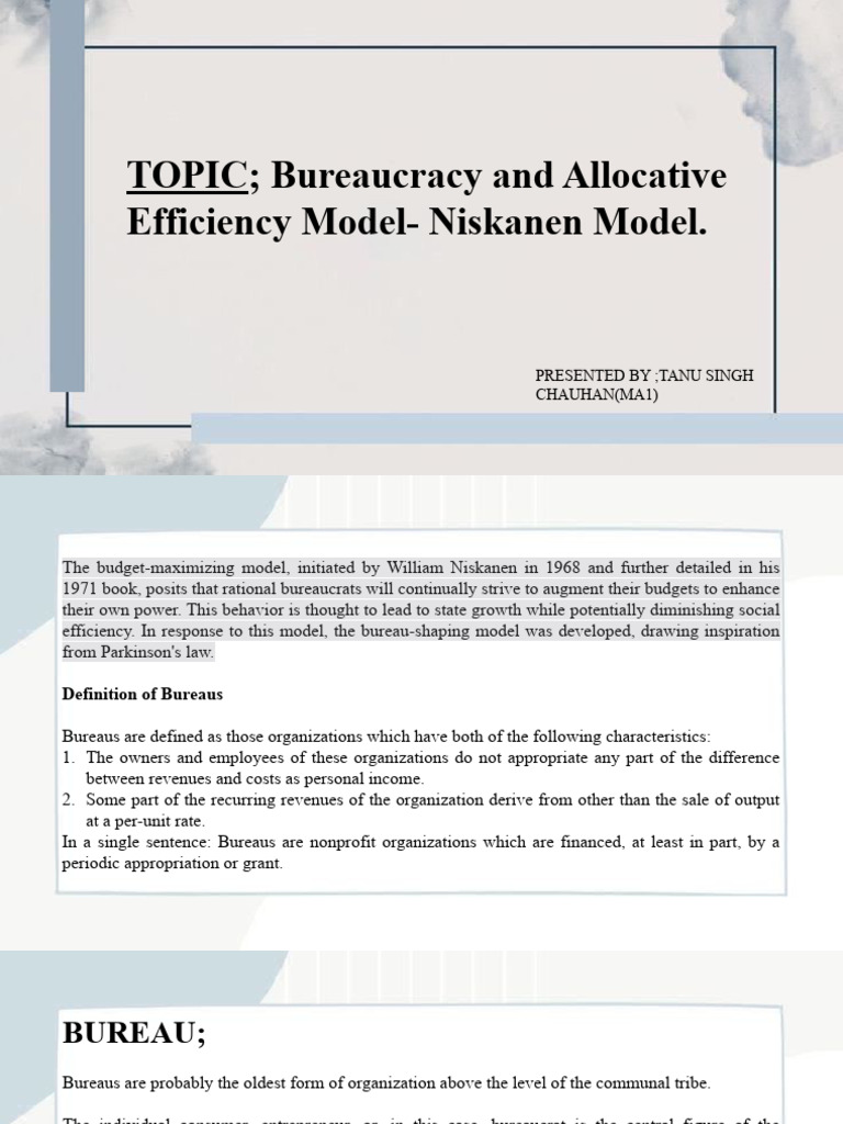 The Budget-Maximizing コレクション Bureaucrat The Budget
