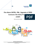 Fire Alarm CNTRL. PNL. Upgrade at YRPD: Contractor Site Safety Program (CSSP)