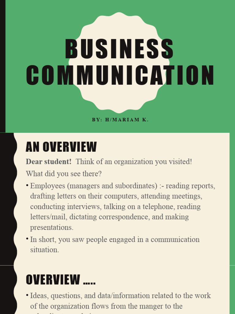 Importance of Business Communication | PDF | Communication | Information