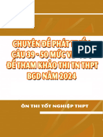 Chuyen de Phat Trien VD VDC Trong de Tham Khao TN THPT 2024 Mon Toan