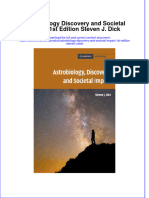 Astrobiology Discovery and Societal Impact 1St Edition Steven J Dick Online Ebook Texxtbook Full Chapter PDF