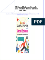 (Download PDF) Xam Idea Social Science Sample Papers Class 10 2023 2023Rd Edition Xam Idea Online Ebook All Chapter PDF